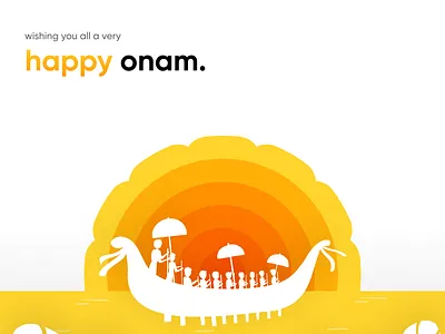 Happy Onam adobe illustrator cc design figma illustration illustrator vector