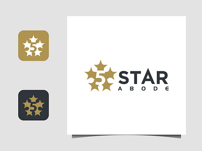 FiveStar logo design architect branding design branding identity concept custom logo customtype golden icone identity kitchen logo logo design luxurius vintage logo