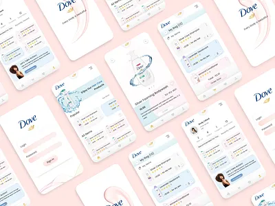 App Design app app design application beauty care commercial design figma figmadesign inspiration interface mobile mobile app mobile ui modern ui uidesign ux