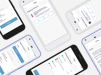 Covid Triage ASI ECUADOR APP app covid design health healthcare minimal triage ui ux working from home