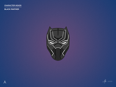 #2.1 Character Heads | Marvel: Black Panther africa avenger blacklivesmatter blackpanther chadwickboseman clean design icon illustration instagram marvel marvelcomics minimal sketch vector wakanda