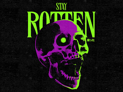 Rotten graphic design illustration illustrator poster design