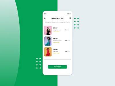 Daily UI 058 | Shopping cart