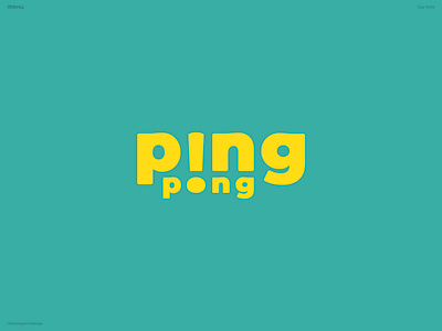 Messaging App Logo - Ping Pong branding dailylogochallenge design logo