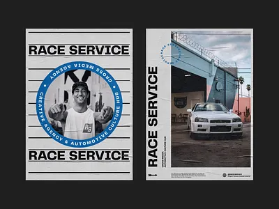 Race Service (posters collection) daniel ricciardo graphic design illustration racing typogaphy