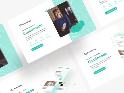 Confirmation Page - explorations blog confirm design icon illustration landing page ui ux web webdesign