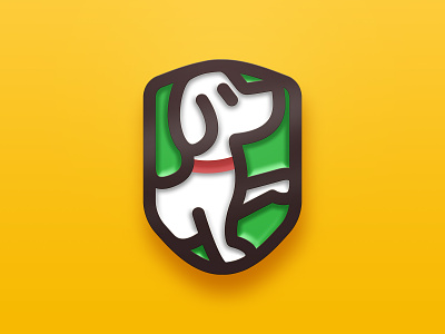 Dog Icon achievement app dog icon icon design illustration