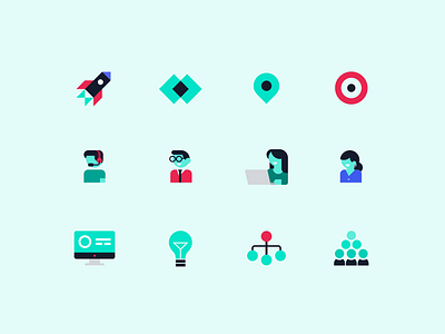 Spot icons icon illustration minimal ui web