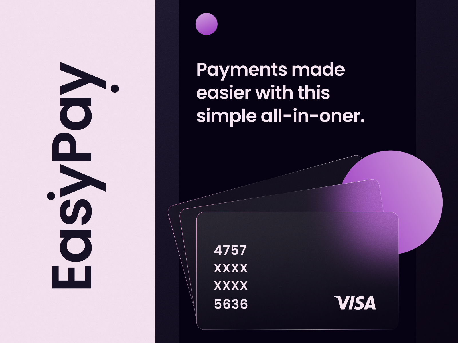 EasyPay - Payments app UI by Yoshitha Krishna on Dribbble