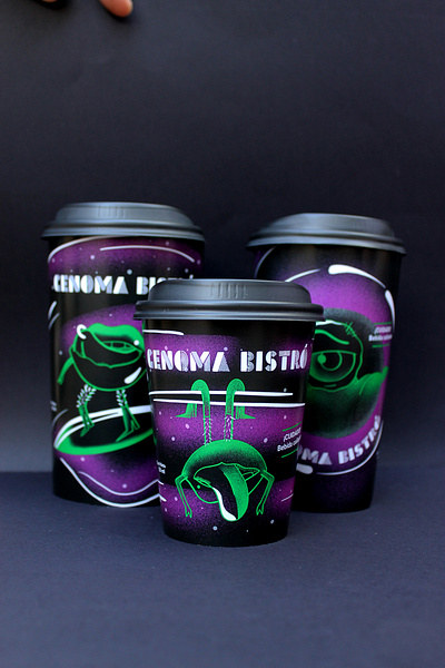 Genoma Bistró coffee graphic design illustration