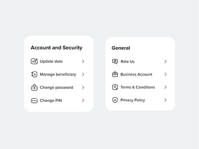 Profile Setting Icons account b2c business clean icon iconset illustration outline outlined password pin privacy profile security simple ui vector