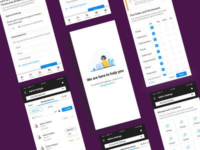 All in one Community Based SaaS Platform admin design design dribbble dxstudioz mobile ui saas saas website uidesign uiux xd