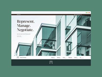 Strata Embassy branding icon logo ui ux web website