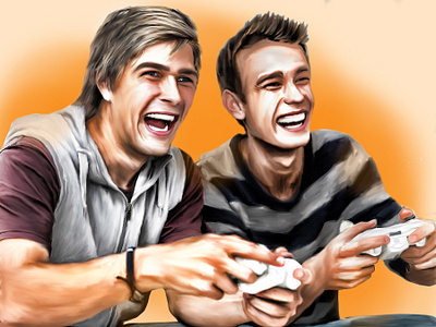 Friends Digital Painting digital art digtal painting