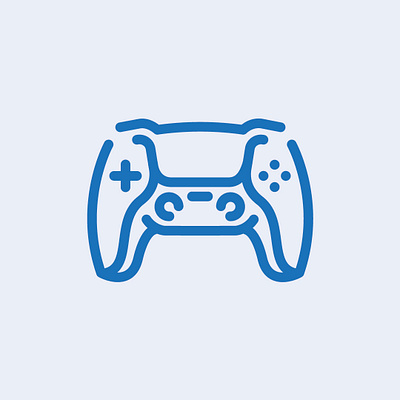 Day 19 - Video games - 100 Icons Daily 100days design icon illustration leeayr logo minimal ps5 vector videogames
