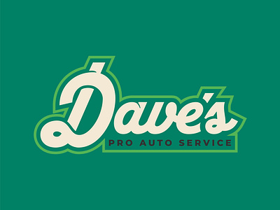 Dave's Logo - WIP automotive branding design garage graphic design logo vector work in progress