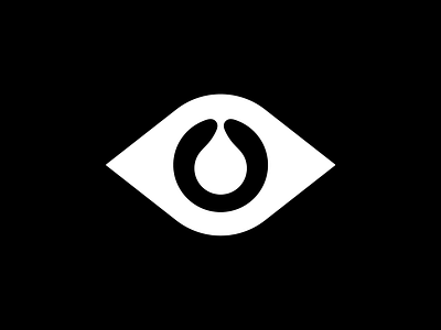 Eye + drop mark abstract brand identity branding drop droplet eye eye logo geometric logo logo design minimal negative space logo organic simple