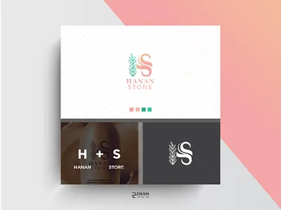 Hanan Store art beauty cosmetics design green hair hanan her icon khaled emam logo makeup women