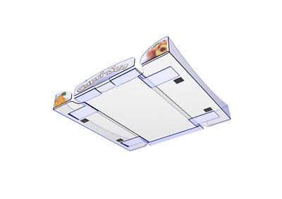 Shelf Tray Caprisun 3d design display expositor plv pop