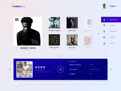 Motion Play - App Concept app design illustration ui ux web
