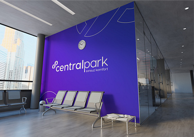 Central Park - Office wall design brand guideline branding branding design corporate branding corporate identity logo modern office wall wallpaper