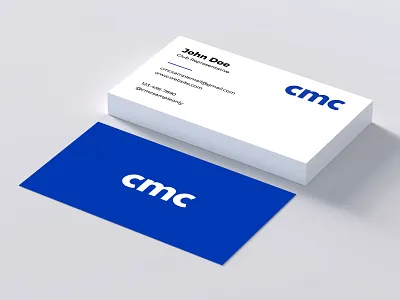 CMC - Business Card adobe brand design branding business business card business card design card cebu club club management committee cmc committee design logo logo design logo mark logo mark symbol management philippines vector