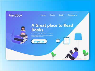 Book reading web app books dailyui design landingpage reading reading book uidesign website