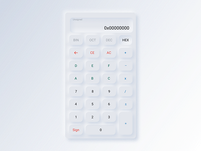 Day 004 / Calculator calculator calculator app calculator ui daily 100 challenge daily ui 004 dailyuichallenge design figma mobile ui