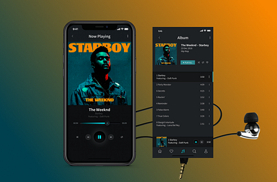 Music Player App app figma interface music music app music player neomorphic photoshop ui ux