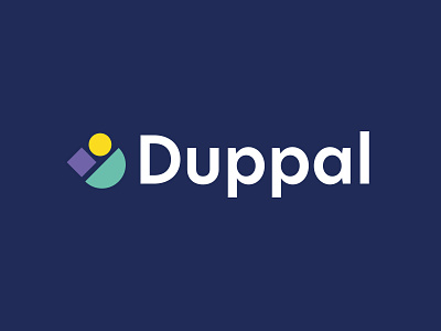 Duppal logo branding design flat graphic design icon logo logo design minimal vector