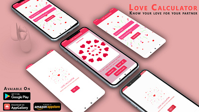 Love Calculator Design for Android & iOS android android app android app design android app development