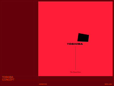 TOSHIBA branding design logo typography