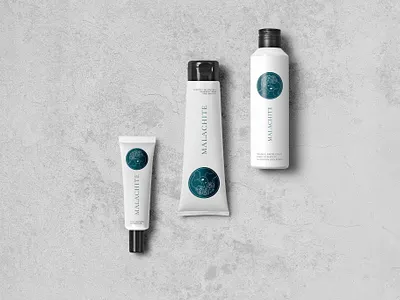 malachite branding design illustration logo