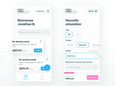 E-quoter - Internal tool app blue dashboard design form interface light page product product design sales ui ux