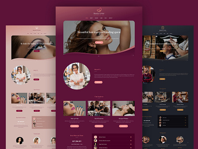 beauty center beauty center theme design