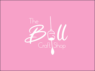 Bell Craft Shop bell craft craft shop design logo logodesign pink pink logo