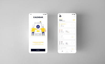 An application to develop good habits app app design app designer app designers application branding calendar calendar app design habits illustration mobile mobile app mobile interface to do ui ux
