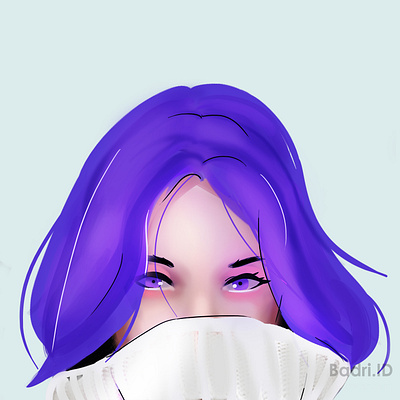 Digital Painting of Beautiful Women Face art artist artoftheday artwork characterdesign characters digitalart digitalillustration digitalpainting illustration painting women