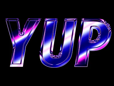 Chromesque adobe adobe illustrator adobephotoshop ai chrome design effect fun gradient illustration illustrator poster psdflyer vector yup