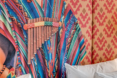 HEADBOARD DESIGN FOR SOUTH WEST ROOM art collage collage art collageart design hotel hoteldesign mural mural design muralist