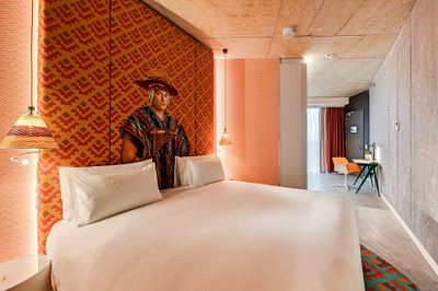 HEADBOARD DESIGN FOR SOUTH WEST ROOM art collage collageart hotel hoteldesign mural mural design muralart muralist photomanipulation