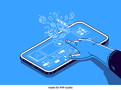 Video Editing 2d art creative design drawing fineart illust illustration isometric vector