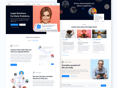 Legal Platform - Homepage: Find a Lawyer everyday problems homepage law lawyers legal marketplace people platform ui ux web