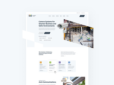 NW Security Group branding design figma illustration logo ui ux vector web website