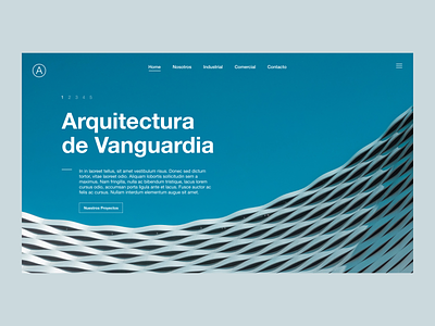 Concept Design - Landing Page - Architecture Studio [3] concept design landing page ui ux web design