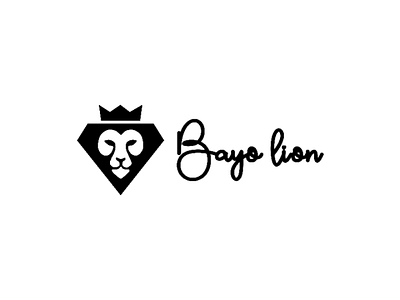 Lion logo lion minimal logo animals