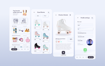 Shopping app categories filters homepage homepage design menu mobile app mobile app design navbar navigation bar online shopping product cart product catalog product detail product list product page profile profile settings shopping app shopping cart user profile