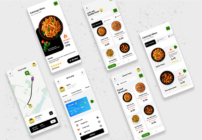 Restaurant Mobile App aap animation app design mobile app mobile ui restaurant app restaurant ui ui uidesign uiux ux