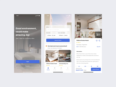Hotel booking app animation animation booking exploration explore hotel mobileapp reservation roombooking tourism travelagency traveling trip uidesign uiux vacation