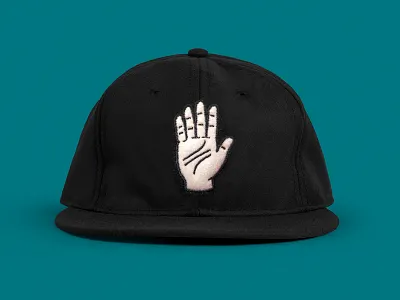 Thrice Hat ebbets felt hand hat palm wool